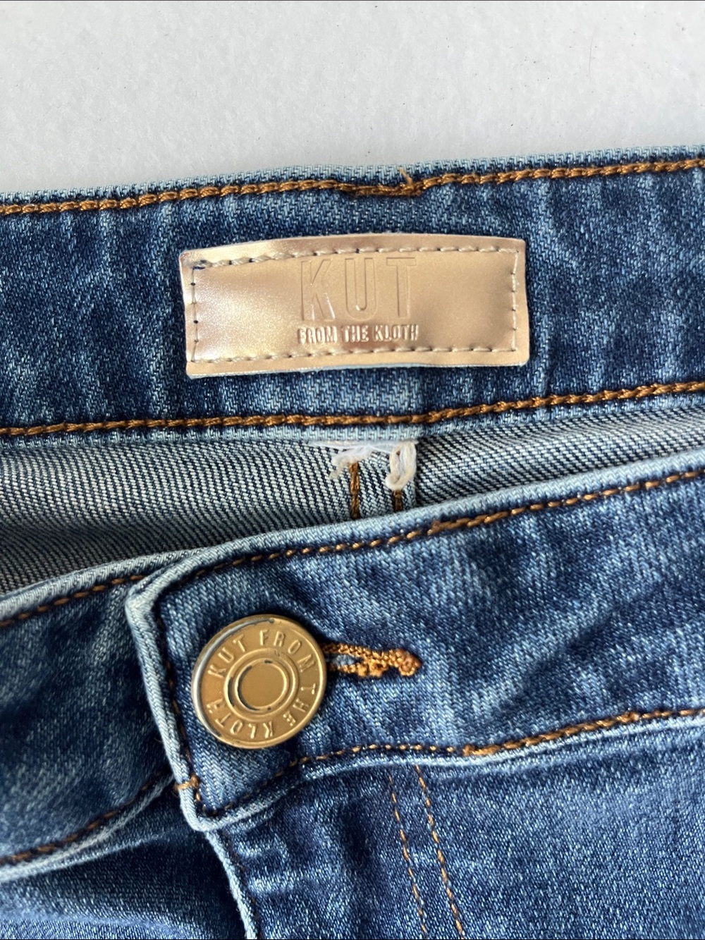 Kut from the Kloth Dark Blue Flare Jeans - Picture 2 of 7